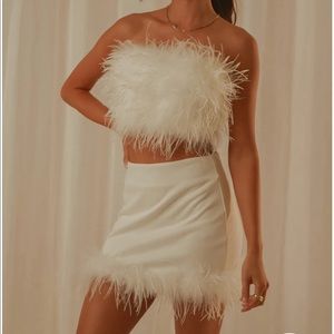 Peppermayo White Feather Set.